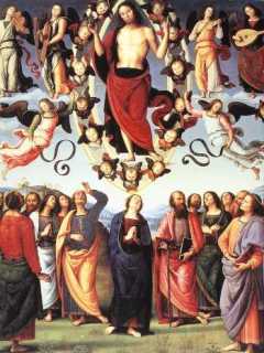 Perugino: Wniebowstąpienie Chrystusa Perugino: Wniebowstąpienie Chrystusa