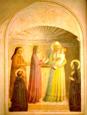 Fra Angelico: Ofiarowanie Chrystusa w �wi�tyni