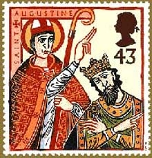 �wi�ty Augustyn z Canterbury chrzci �w. Etelberta