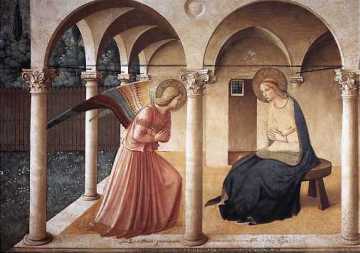 Zwiastowanie - Fra Angelico Zwiastowanie - Fra Angelico