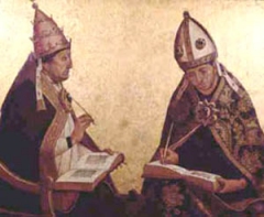 Św. Augustyn z Canterbury i św. Grzegorz Wielki Św. Augustyn z Canterbury i św. Grzegorz Wielki