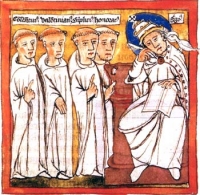 Św. Grzegorz wysyła mnichów do Anglii Św. Grzegorz wysyła mnichów do Anglii