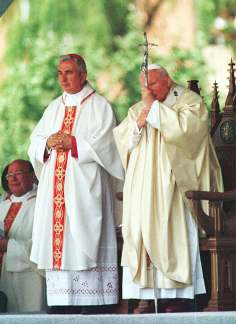 �w. Jan Pawe� II w E�ku, 8 czerwca 1999 r.