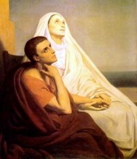 Święta Monika i jej syn, św. Augustyn Święta Monika i jej syn, św. Augustyn
