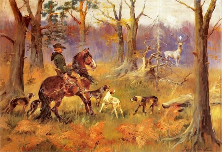 Jerzy Kossak: Widzenie �w. Huberta