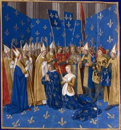 Koronacja �w. Blanki i Ludwika VIII, kr�la Francji
