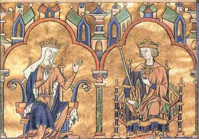 Święta Blanka i jej syn, święty Ludwik IX Święta Blanka i jej syn, święty Ludwik IX
