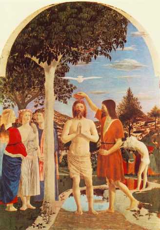 Christus a Io�nne in Iord�ne baptiz�tus est